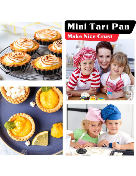 24 Moldes Redondos Antiadherentes 10 cm Patelai