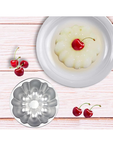 Moldes para Cupcake Weilan 6 Piezas Aluminio Antiadherente