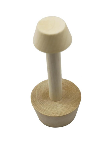 Tamper de Tarta de Madera Xinjincang Doble Cara 2.54 cm