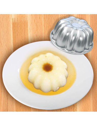 Moldes para Cupcake Weilan 6 Piezas Aluminio Antiadherente