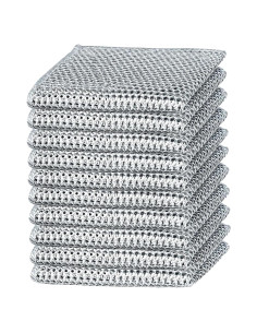 10 Paños de Limpieza Doble Capa XINGJIEYUN 20x20 cm