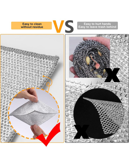 12 Paños de Cocina Multifuncionales Werduoland 20 cm