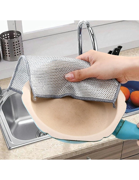 12 Paños de Cocina Multifuncionales Werduoland 20 cm