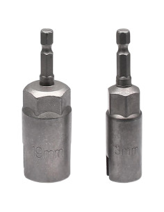 Juego de 4 Controladores de Tuerca Litoexpe 1/4" Hex 13mm 19mm