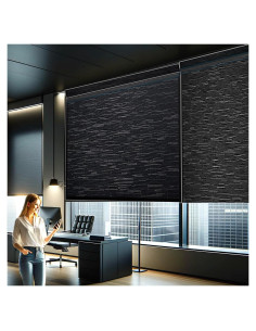 Persianas Motorizadas HILADUO 50,8-266,7 cm Blackout