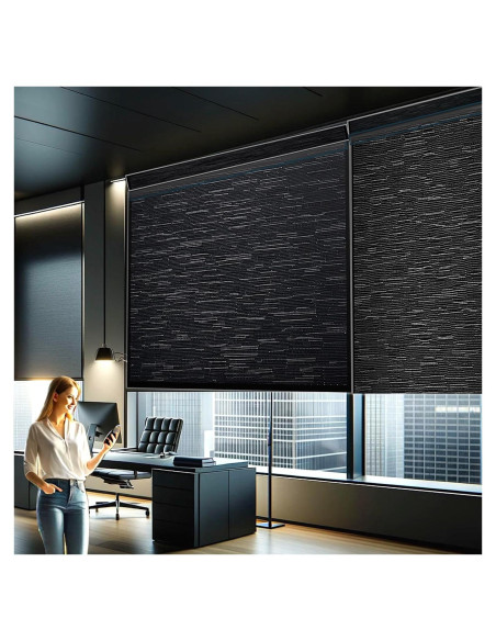 Persianas Motorizadas HILADUO 50,8-266,7 cm Blackout Persianas Motorizadas HILADUO 50,8-266,7 cm Blackout