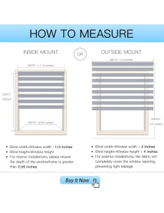 Persianas Motorizadas MING CHEN 73,66x182,88cm Control Remoto 2