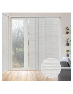 Persianas Verticales Ajustables GoDear 86x96 cm Mármol