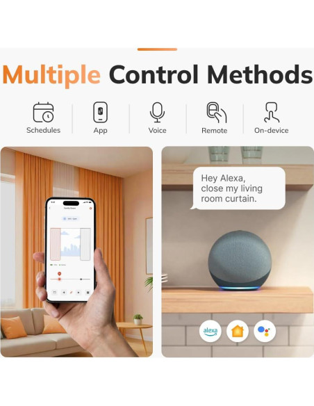 Cortina Inteligente RYSE Motorizada para Ventanas 0.83 kg Cortina Inteligente RYSE Motorizada para Ventanas 0.83 kg