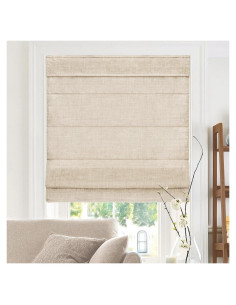 Cortina Romana Sin Cuerda Chicology 88,9x162,6 cm Lino Belga