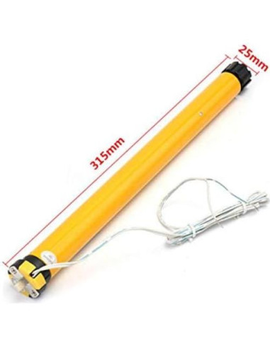 Motor tubular Sortfle AM25 DC 12V para persianas enrollables