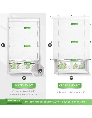 Persianas Motorizadas MUSCLEAREA 35x182,88cm Control Remoto