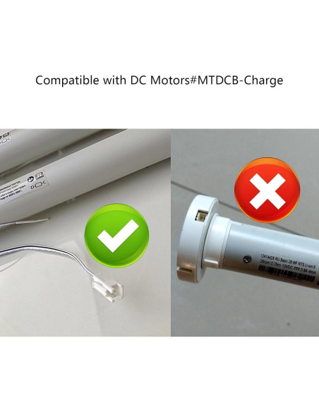 Cargador 12.6V 1A DZQPPC para Motores de Persiana Eléctrica