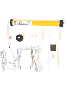 Kit Persianas Enrollables Motorizadas METechs 99 cm Control Remoto 2