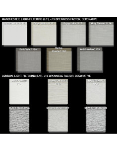 Persianas enrollables motorizadas HILADUO 50,8x25,4 cm 2