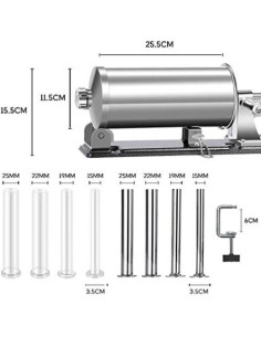 Embutidora de Salchichas MASTER FENG Acero Inoxidable 2.72kg 2