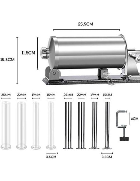Embutidora de Salchichas MASTER FENG Acero Inoxidable 2.72kg