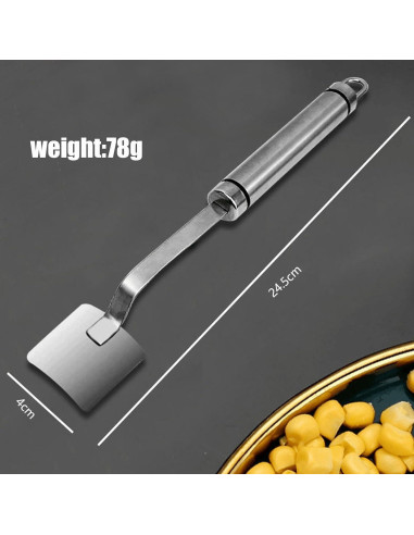 ZKSM Desgranador de Mazorcas de Maíz Acero Inoxidable 2PCS