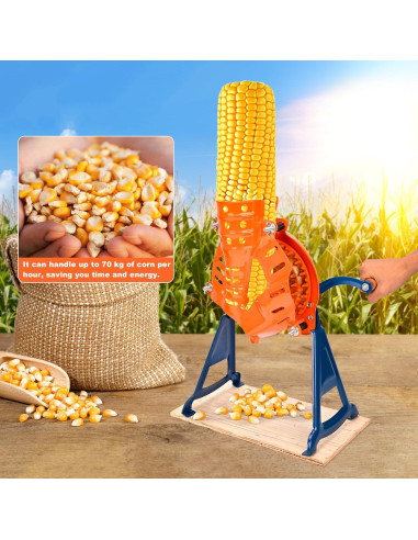 Desgranador de Maíz Manual Ikare con Soporte y Herramientas