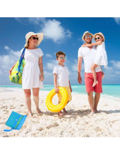 Bolsa de Playa Malla Extra Grande Nine-to-Five Life 45x30cm 2