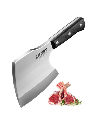 Cuchillo de Carnicería Kitory K5S 16cm Acero Inoxidable Pakkawood