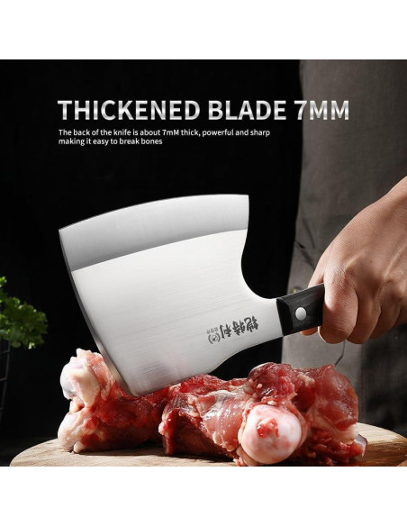 Cuchillo de Carnicería Kitory K5S 16cm Acero Inoxidable Pakkawood