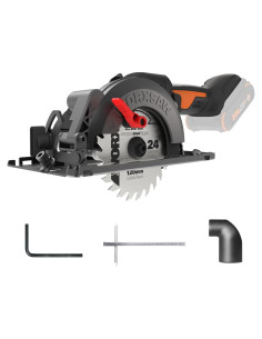 Sierra Circular Compacta Inalámbrica WORX WX531L.9 20V 11.43 cm