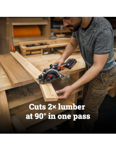 Sierra Circular Compacta Inalámbrica WORX WX531L.9 20V 11.43 cm 2