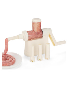 Máquina de embutir salchichas Maxdot manual 0,91 kg con 4 boquillas