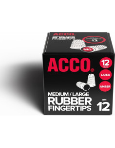 Puntas de Dedo de Goma Swingline Mediana 12 Unidades 2