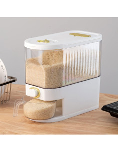 Dispensador de Arroz Sooyee 5 kg con Tapa Hermética 2