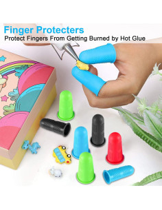 Protectores de Dedos de Silicona HJYuan 24 Pcs Multiusos 2