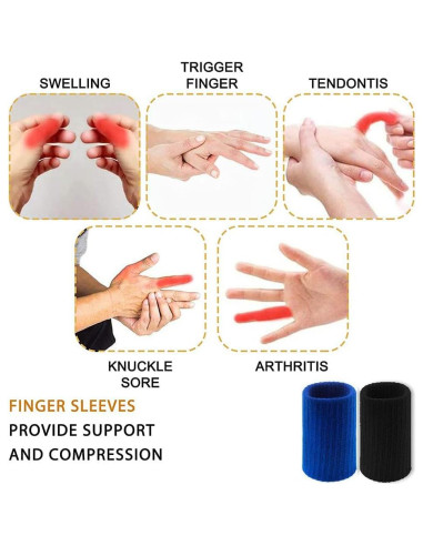 20 Protectores de Dedos Fantye para Alivio de Artritis