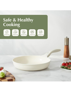 Sartén Antiadherente Redchef Cerámica 20-30 cm Libre de PFOA 2