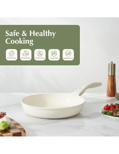 Sartén Antiadherente Redchef Cerámica 20-30 cm Libre de PFOA