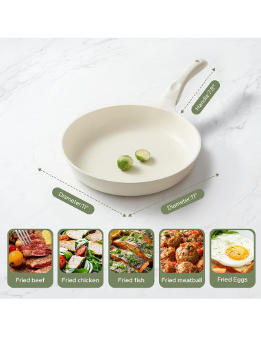 Sartén Antiadherente Redchef Cerámica 20-30 cm Libre de PFOA