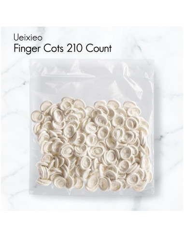 Dedales de látex Ueixieo medianos 210 PCS protectores