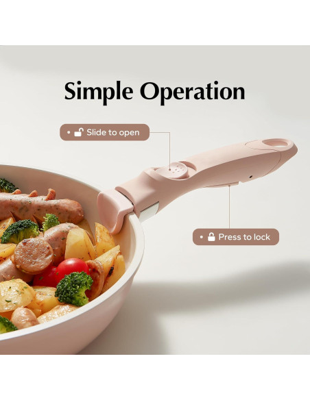 Juego de Ollas y Sartenes RedChef de Cerámica Antiadherente 22 Piezas