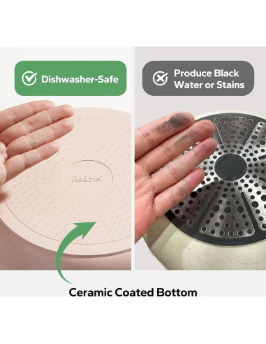 Juego de Ollas y Sartenes RedChef de Cerámica Antiadherente 22 Piezas