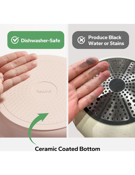 Juego de Ollas y Sartenes RedChef de Cerámica Antiadherente 22 Piezas