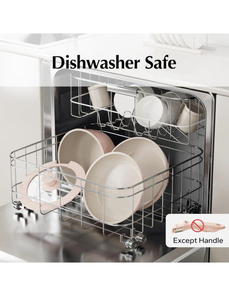 Juego de Ollas y Sartenes RedChef de Cerámica Antiadherente 22 Piezas