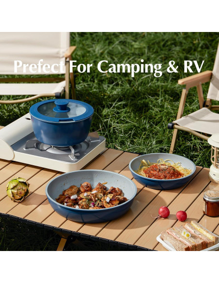 Juego de Ollas y Sartenes Cerámicas Redchef Antiadherentes