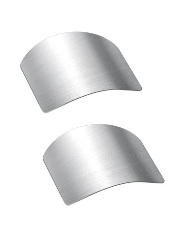 2 Protectores de Dedos de Acero Inoxidable para Cocina