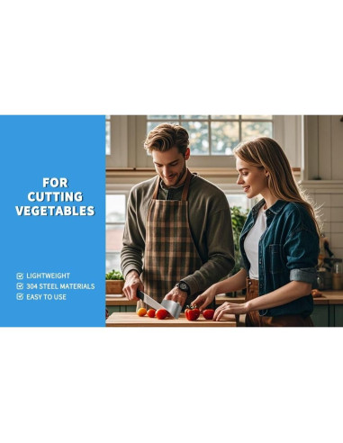 2 Protectores de Dedos de Acero Inoxidable para Cocina