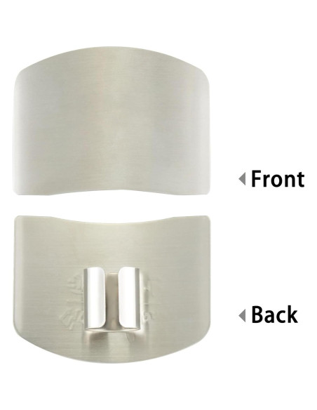 2 Protectores de Dedos de Acero Inoxidable para Cocina