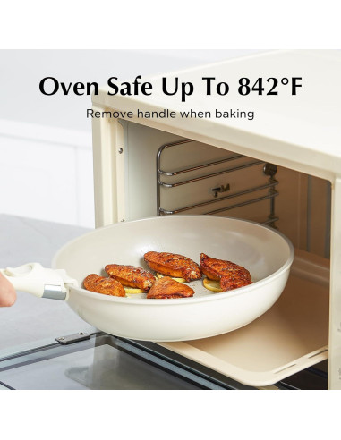 Juego de Ollas y Sartenes Cerámicas Redchef 10 Piezas Antiadherentes