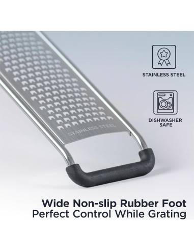 Rallador Fino Deiss LUX Acero Inoxidable 37.5 cm