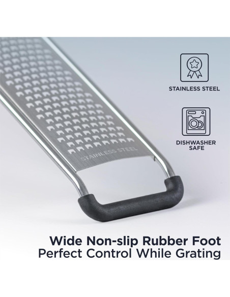 Rallador Fino Deiss LUX Acero Inoxidable 37.5 cm