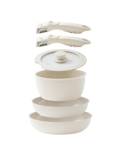 Juego de Ollas y Sartenes Cerámicas Redchef 6 Piezas Antiadherentes