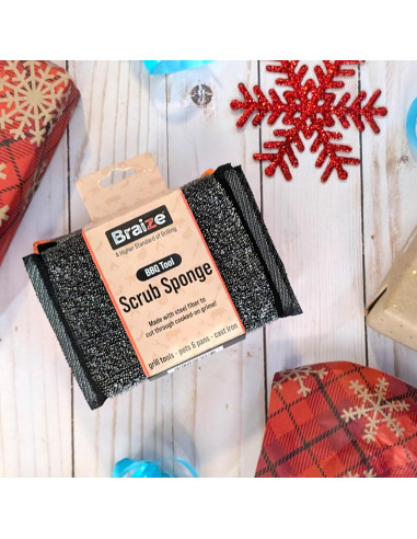 Esponjas de Acero Inoxidable Braize 201-4 para Fregar 4 Unidades